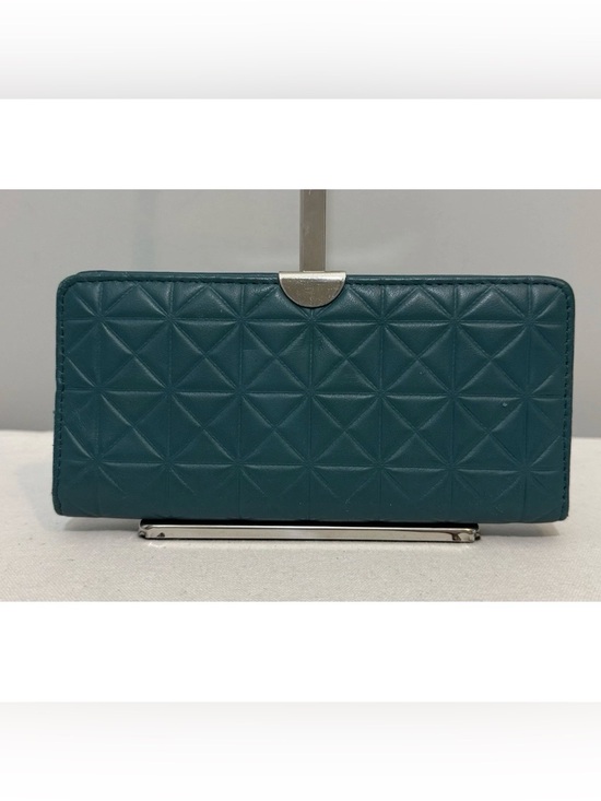 Safe Keeper Handbags - Safe Keeper RFID Wallet Teal Quilted Genuine Leather